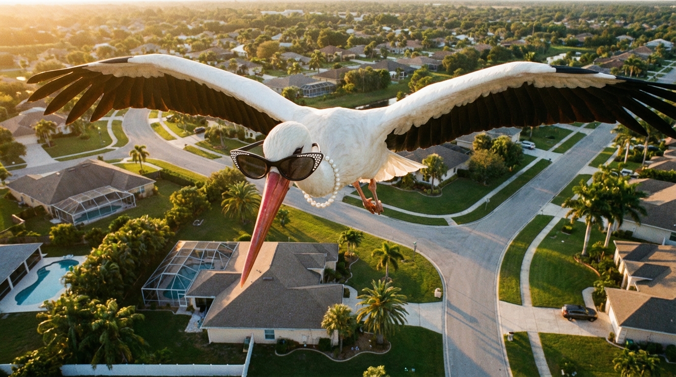 Pearl scouting from the air