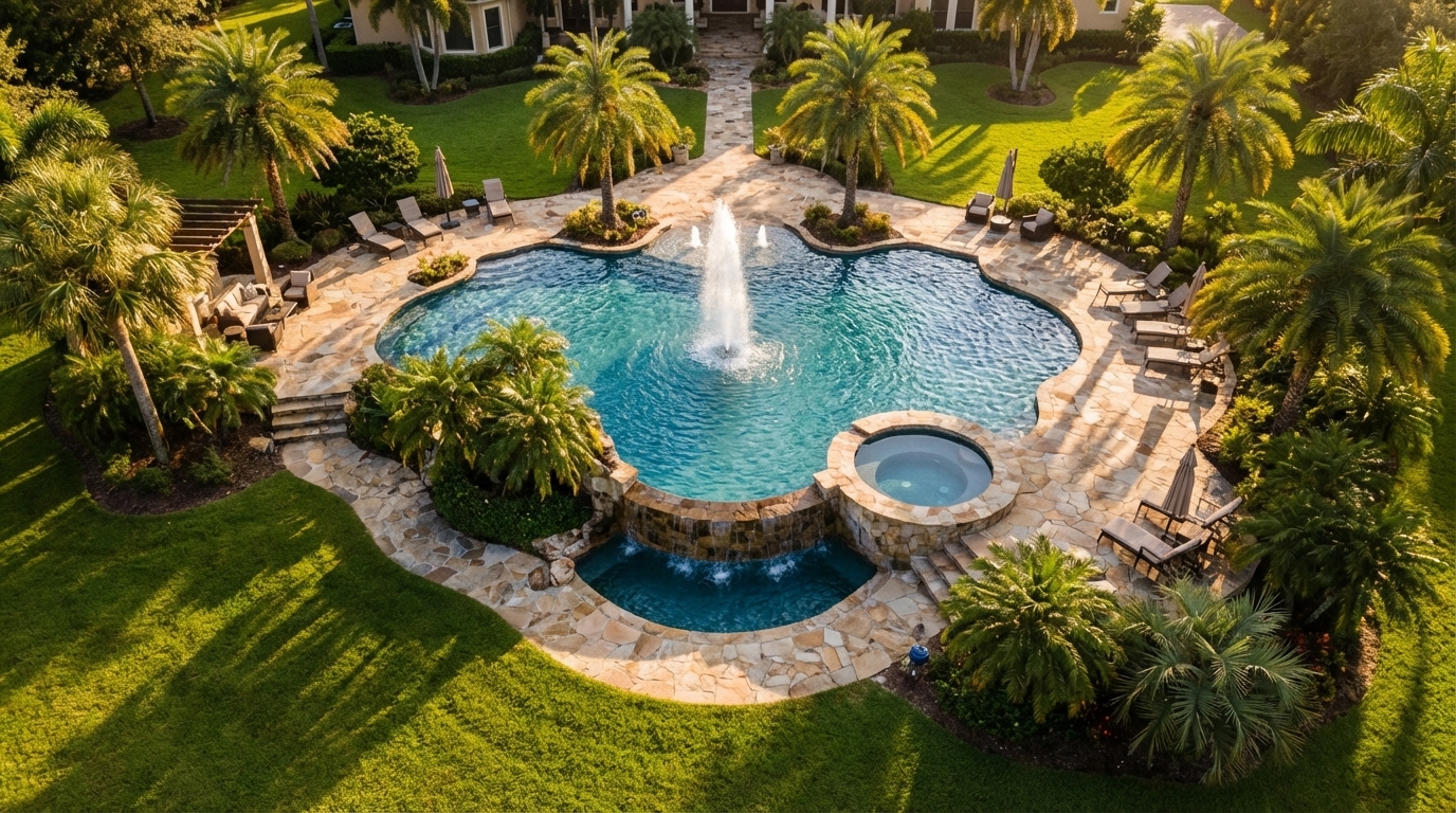 Aerial McMansion reveal