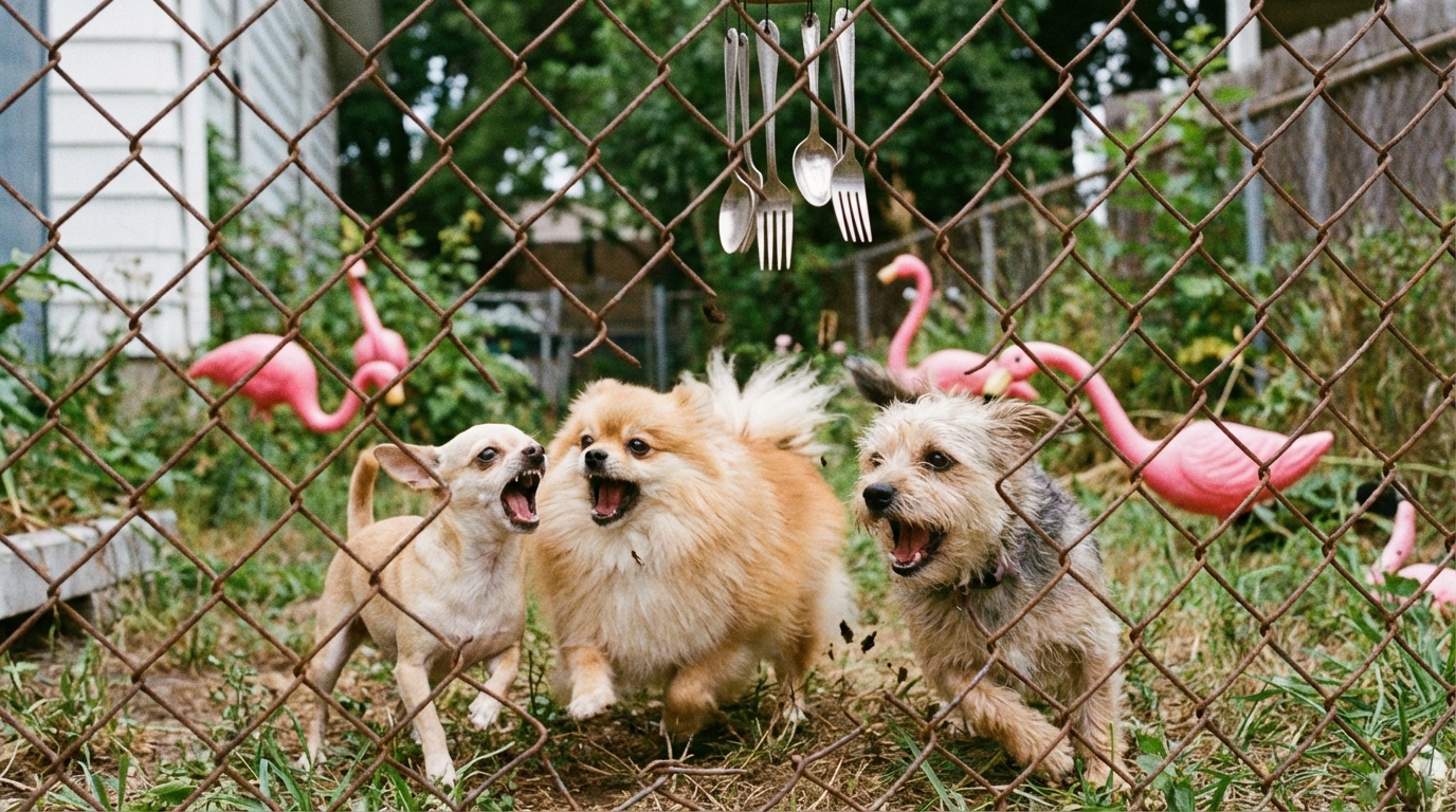 Three dogs