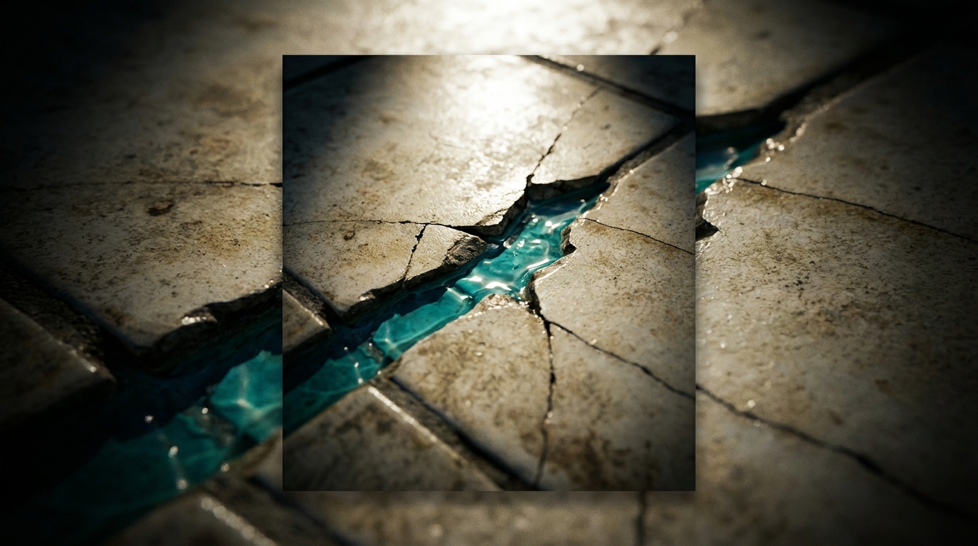 The cracked tile