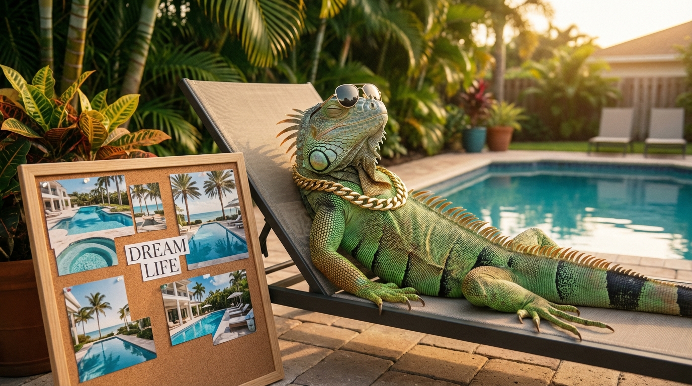 Vinnie on the lounger