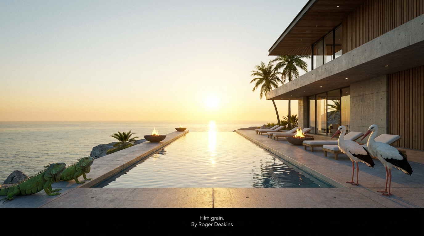 Standoff across the pool